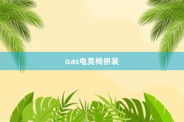 oas电竞椅拼装