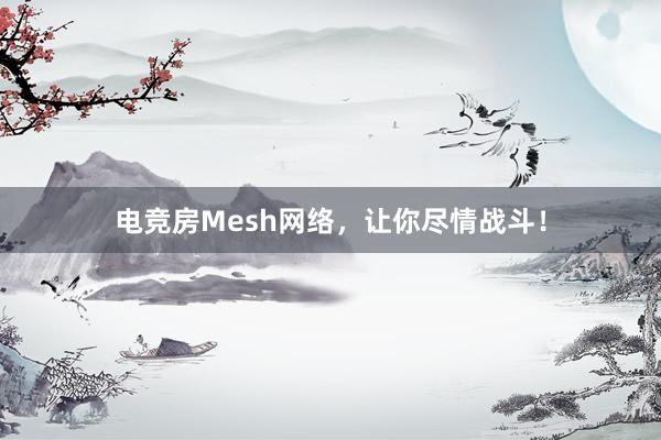 电竞房Mesh网络，让你尽情战斗！